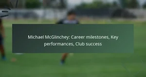 Michael McGlinchey: Career milestones, Key performances, Club success